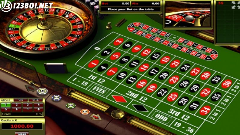 Hướng dẫn chi tiết cách đặt cược khi chơi Roulette online 123B06